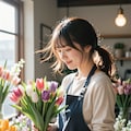 花屋さんの店員 6枚目