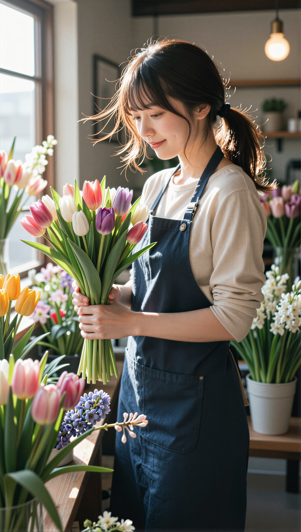 花屋さんの店員