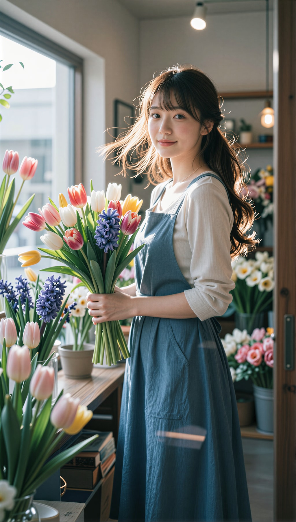 花屋さんの店員