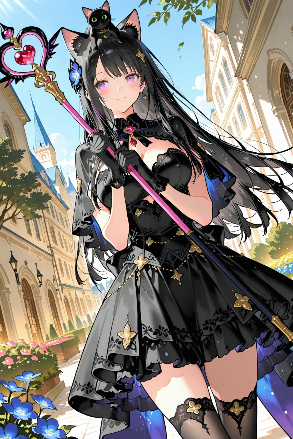 くろねこ魔法少女のパトロール