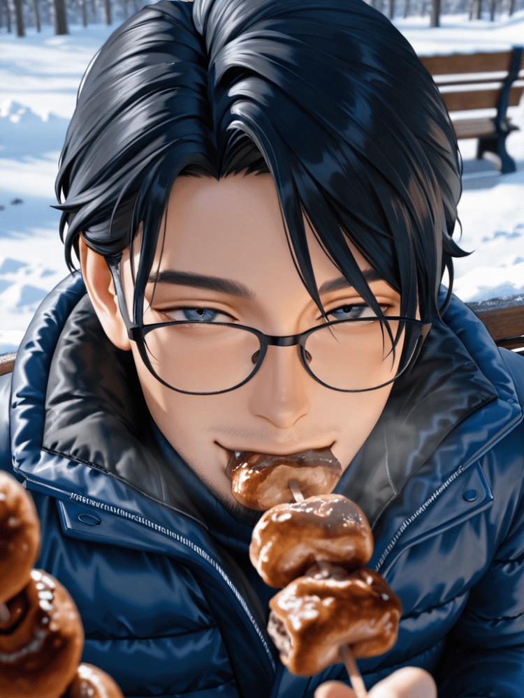 Skewered dishes are sophisticated cuisine. | の人気AIイラスト・グラビア