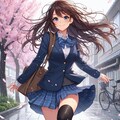 桜の少女 9枚目