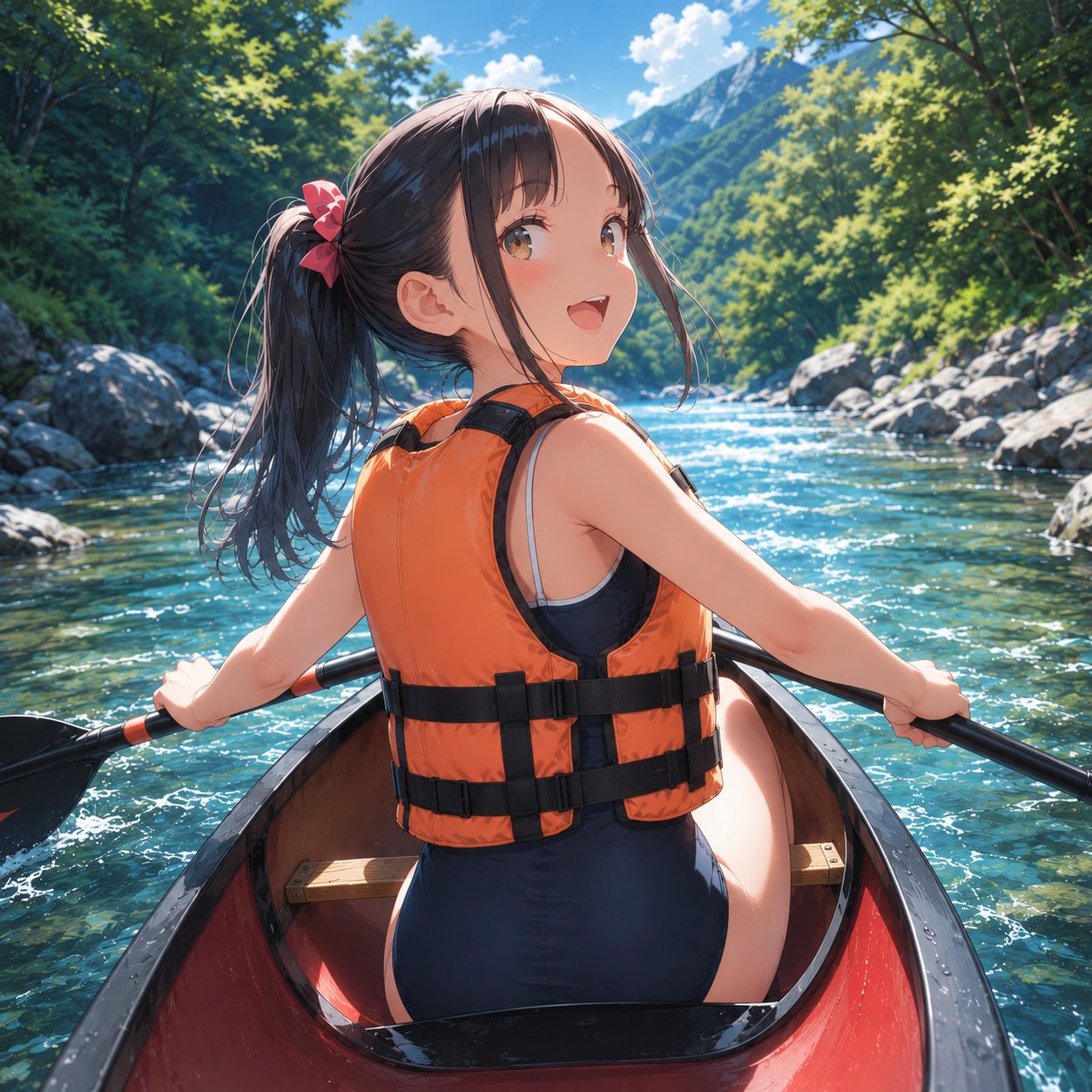 川下り楽しいね