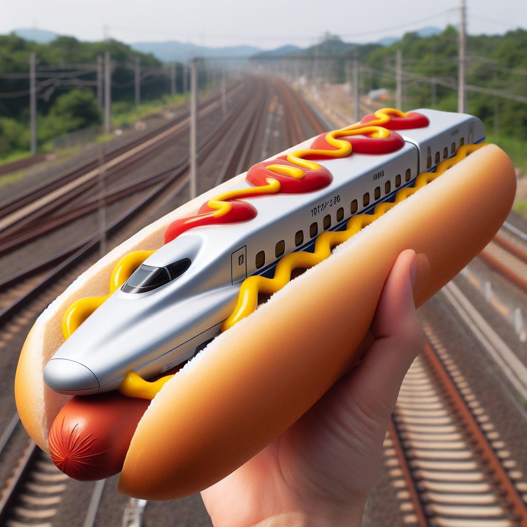 【謎画像】新幹線ドッグ
