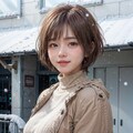 雪の降る街 3枚目