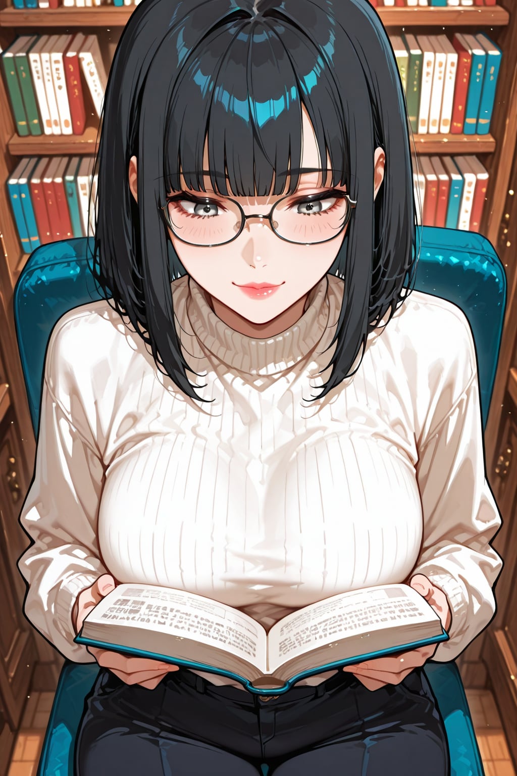読書をする女の子
