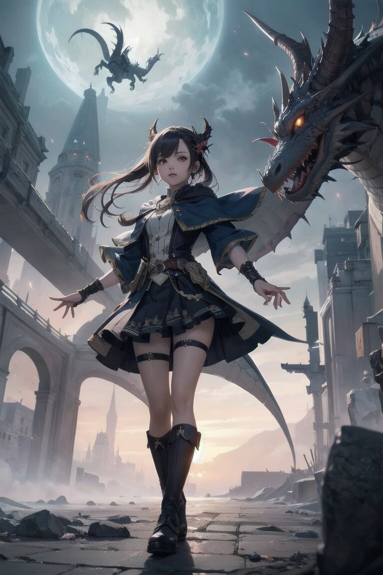 ドラゴンを操る魔法使い