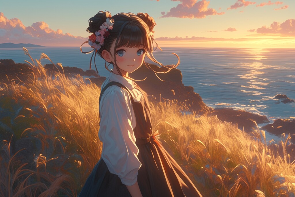 夕暮れのおだんごちゃん🍡✨56