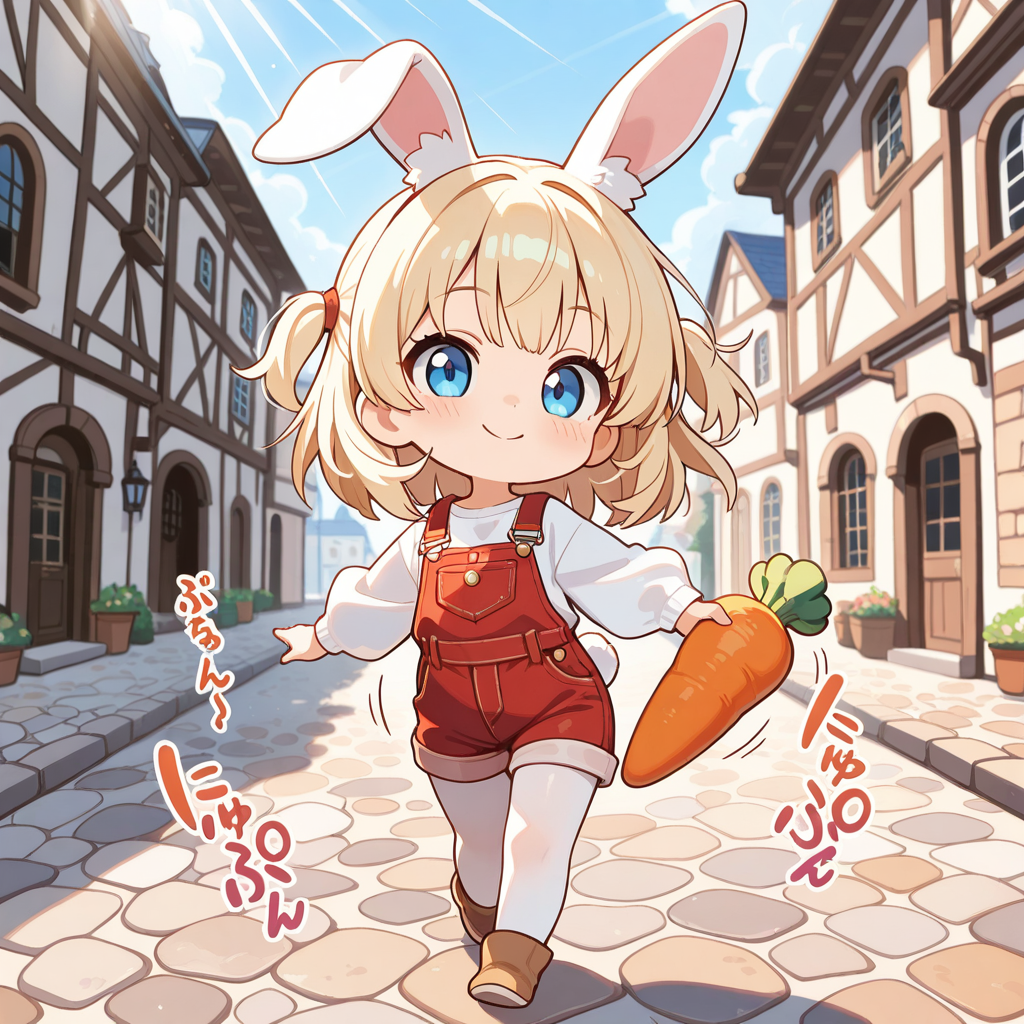 おじさぁ～ん！！にんじんがお安いですよぉ～♡