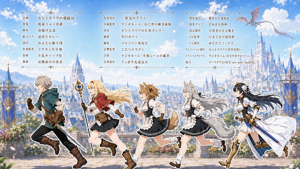 癒しの聖女と剣士ED