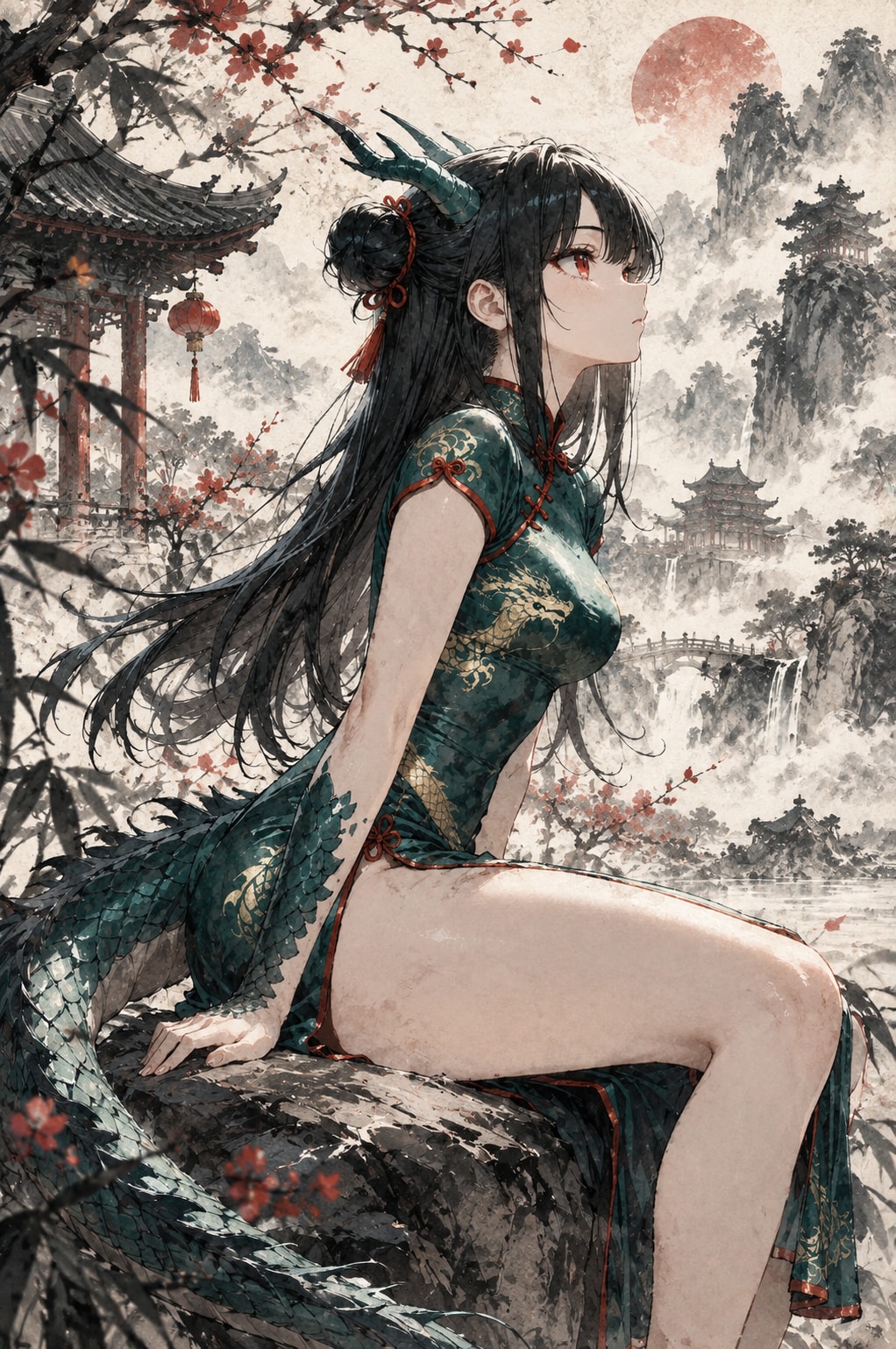 龍神さま | の人気AIイラスト・グラビア