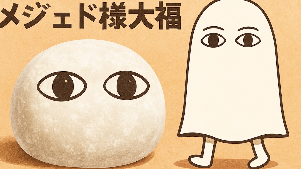 メジェド様大福