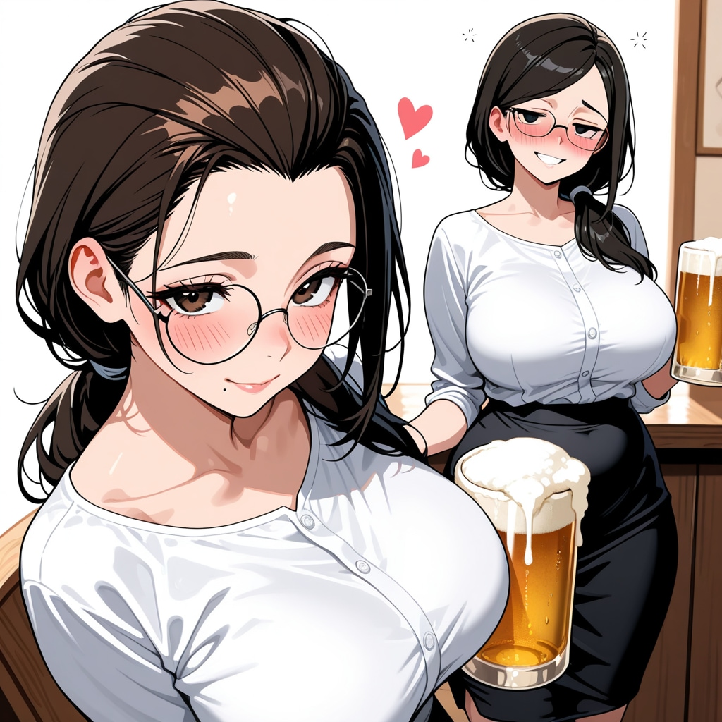芽衣子さんと乾杯