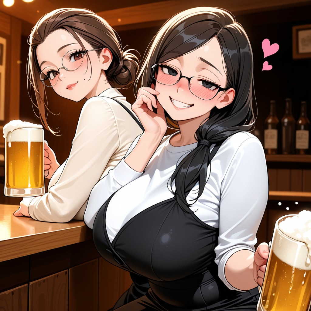 芽衣子さんと乾杯