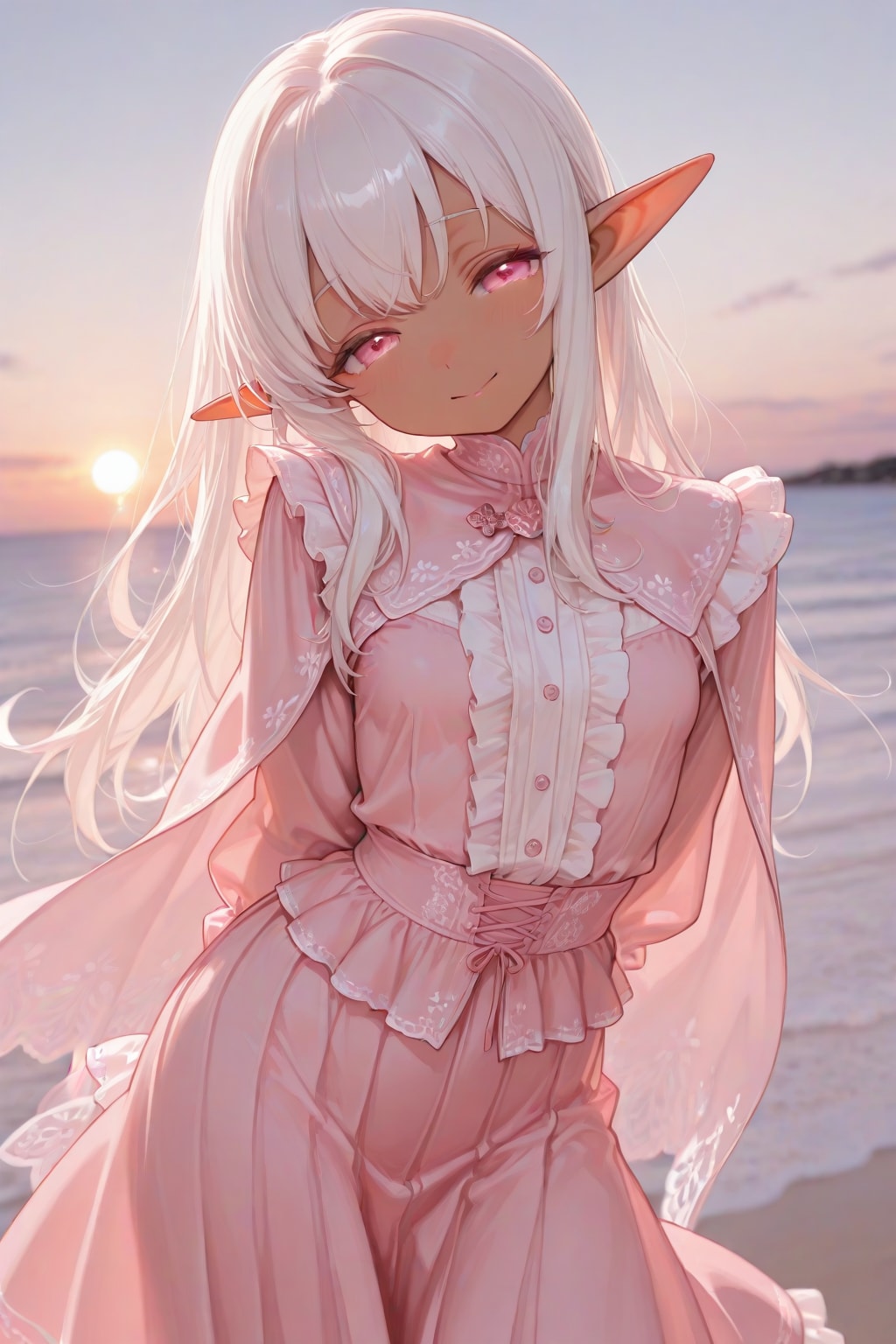 海の褐色ちゃん | の人気AIイラスト・グラビア