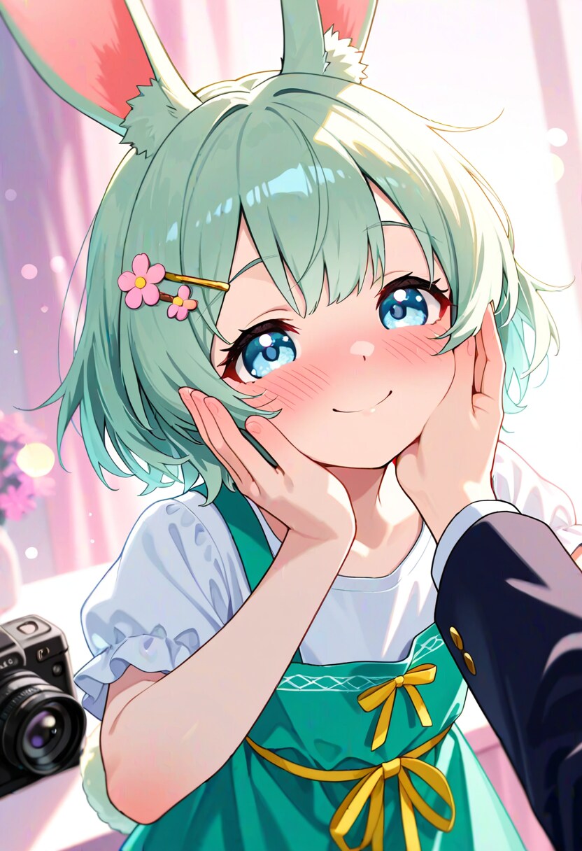 「むにゅ、照れるなぁ……」 | の人気AIイラスト・グラビア