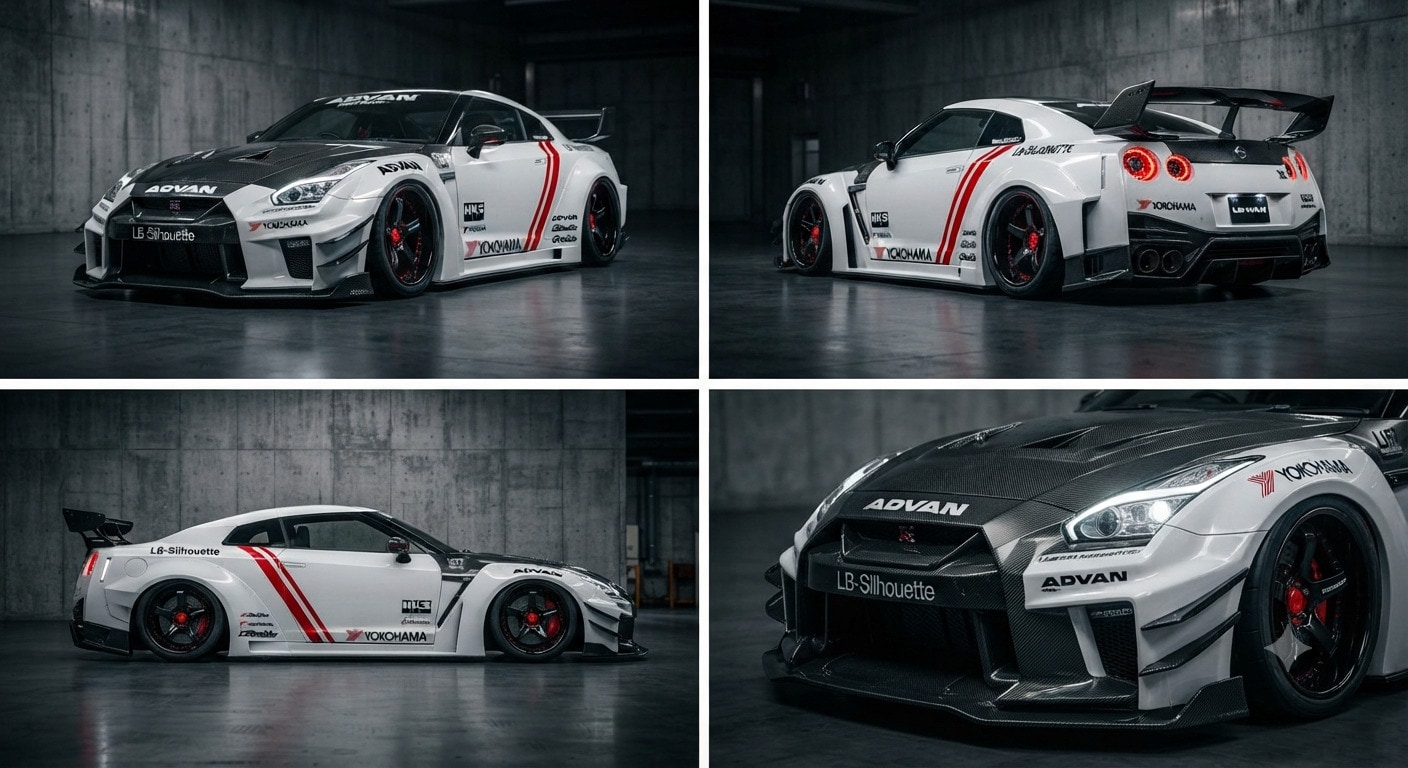 リバティーウォークR35GT-R | の人気AIイラスト・グラビア