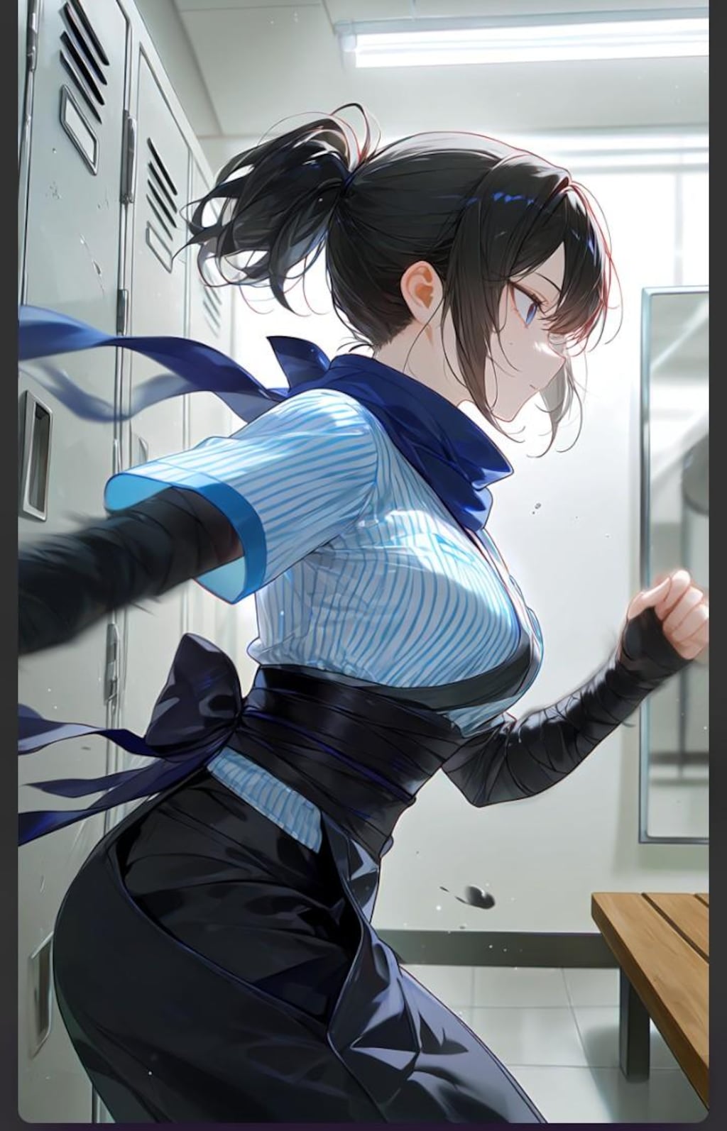 女忍者シリーズ🥷　　　　　　　　　　　　　　　　　　　　　　　忍法！高速着替えの術！！