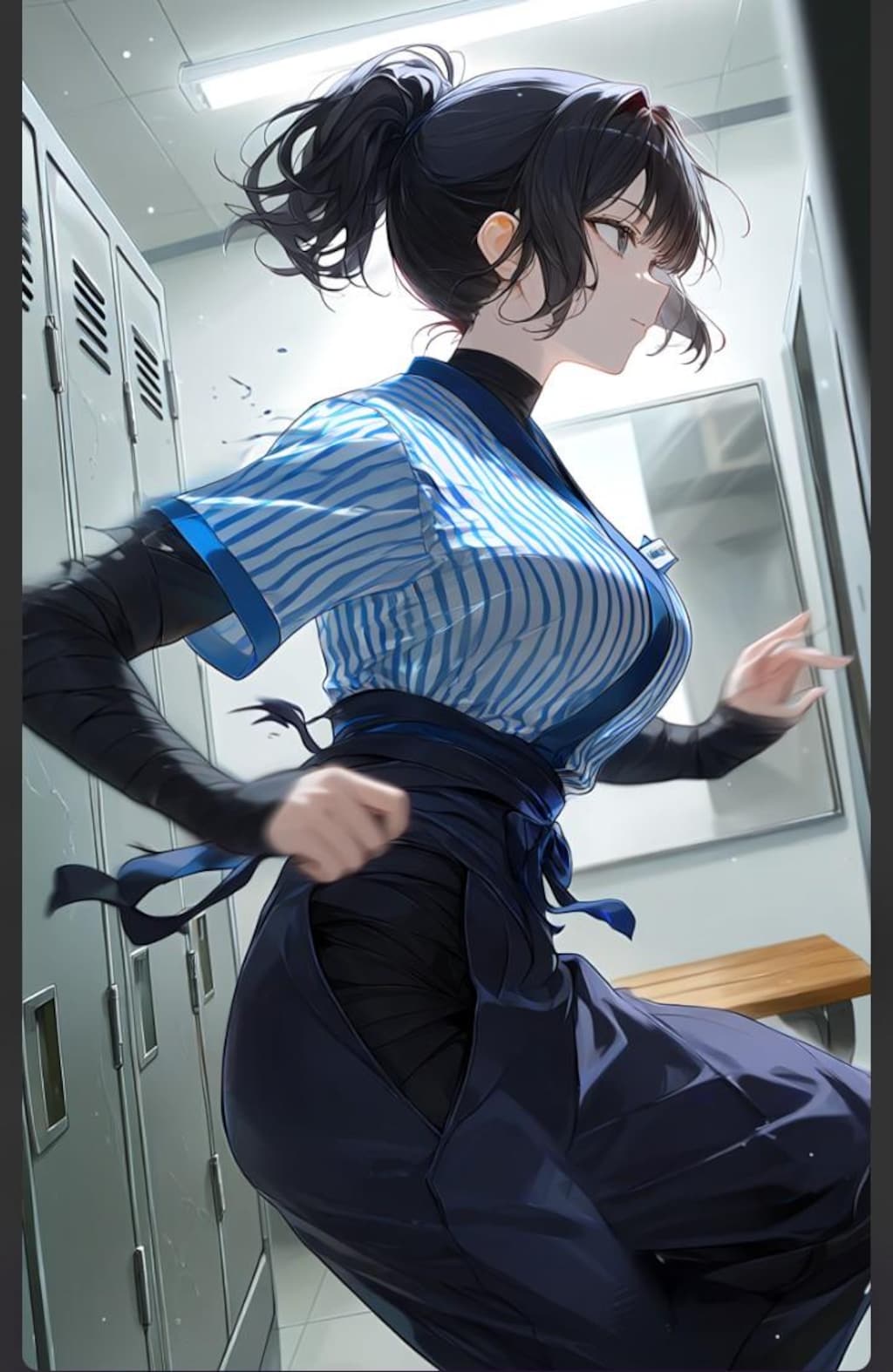 女忍者シリーズ🥷　　　　　　　　　　　　　　　　　　　　　　　忍法！高速着替えの術！！