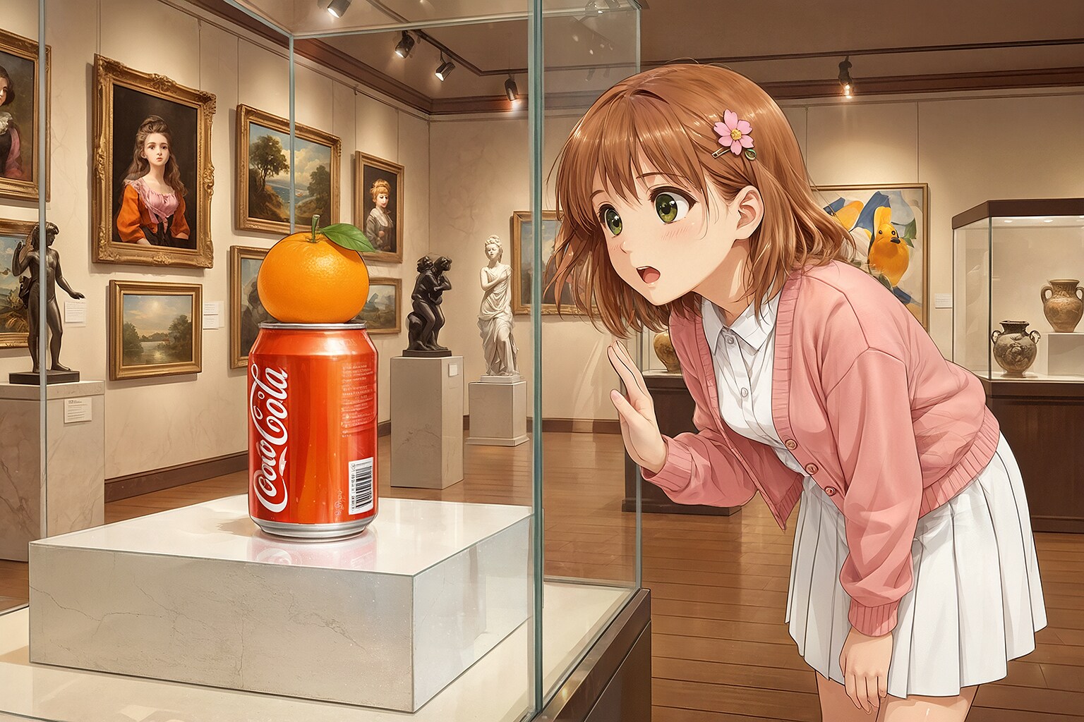 アルミ缶の上にあるミカン | の人気AIイラスト・グラビア