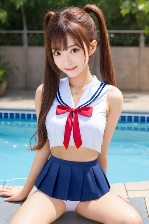 セーラー水着