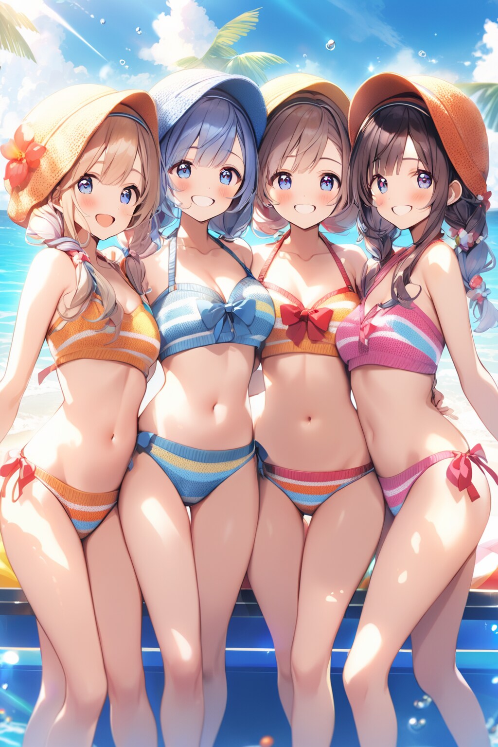 ニット素材のビキニを着た美少女　ーVEGAー
