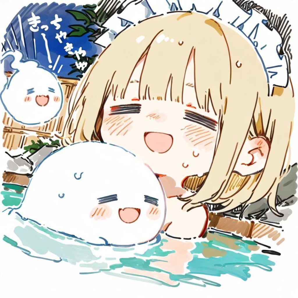 ( -ω-)👻極楽やでぇ…♨️✨✨