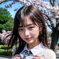 胸見せチャレンジ(春の公園編) 5枚目