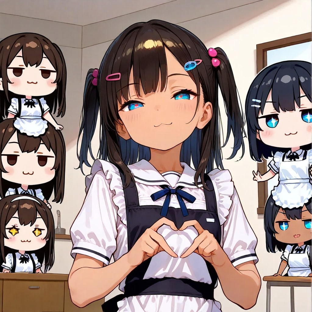 調理実習のこなつちゃん