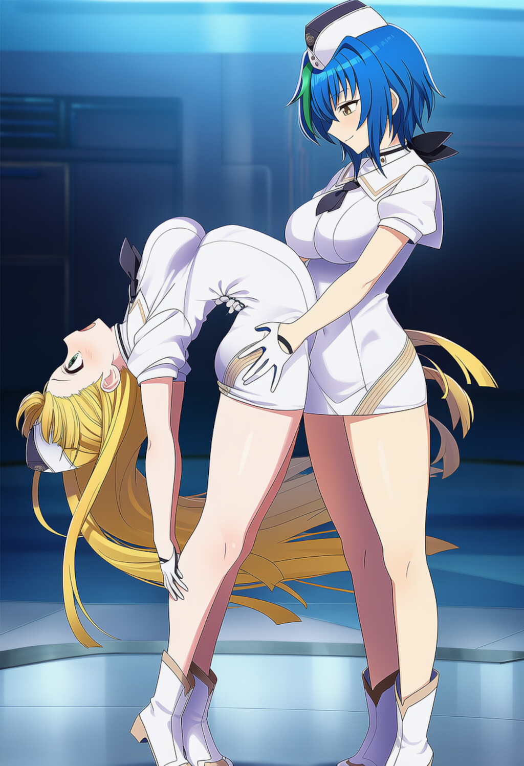 ブルアカオペレーター服　後ろ反り9