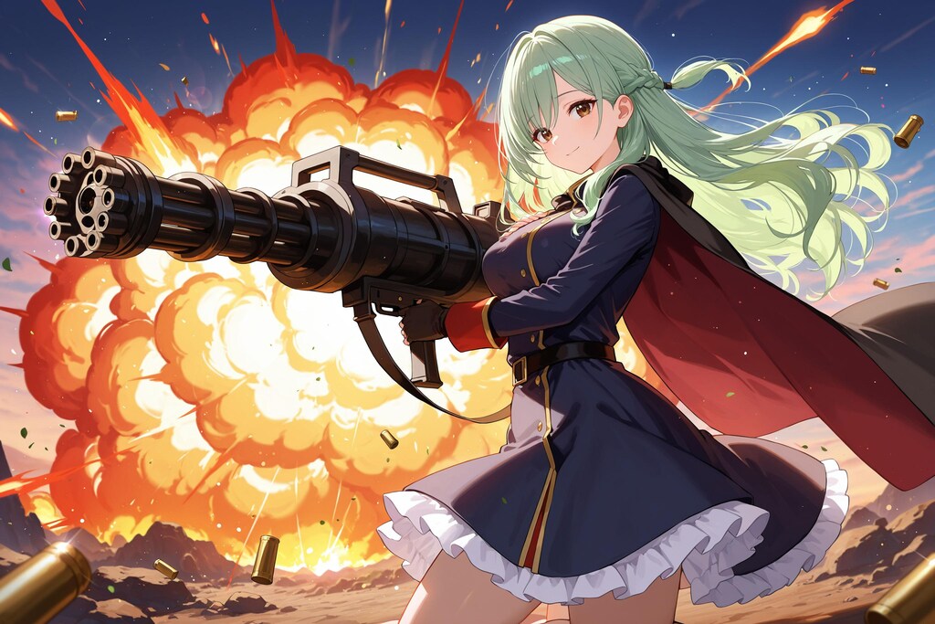 異世界のガトリング少女