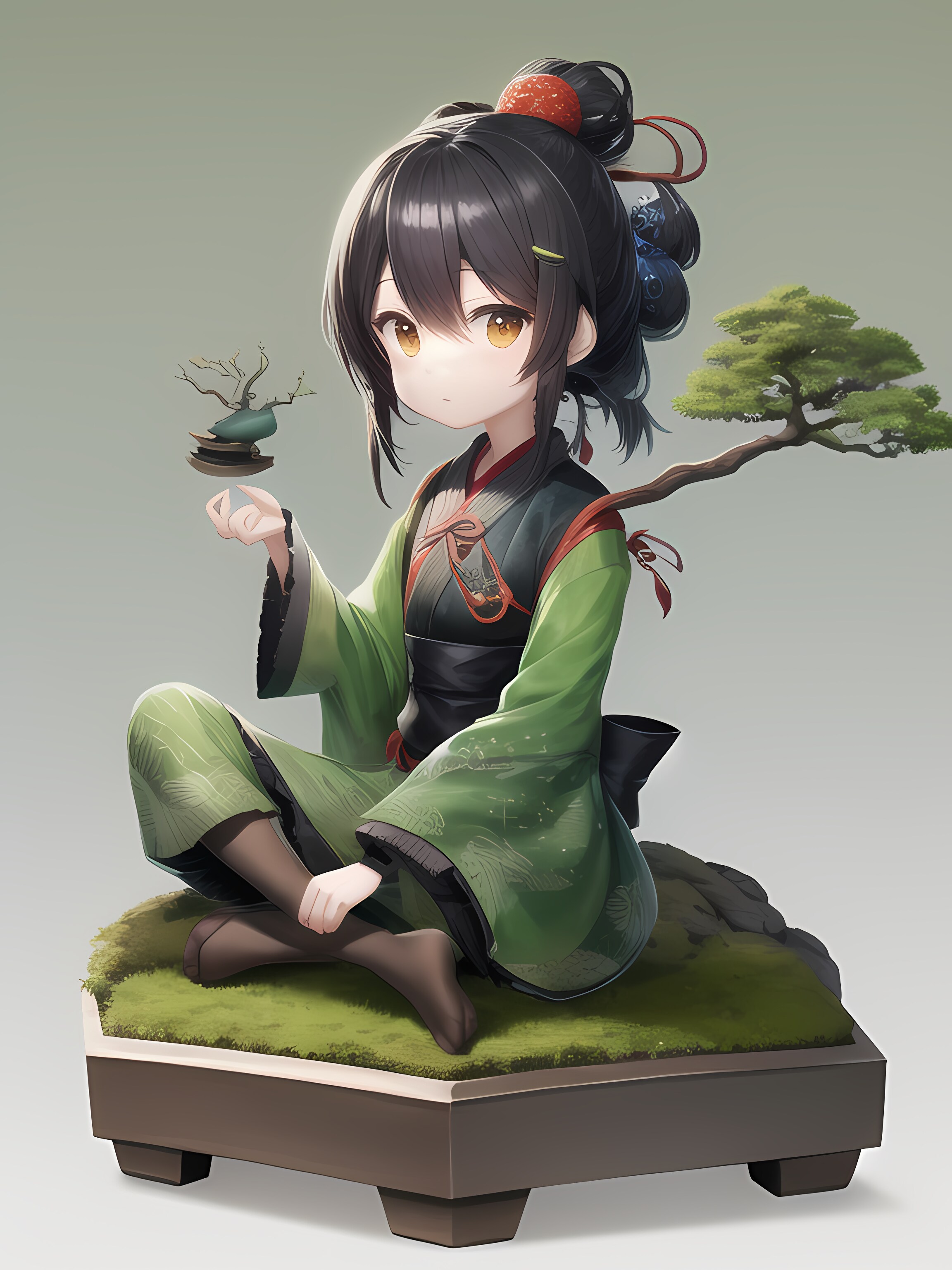 盆栽の擬人化