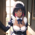 褐色肌のメイドさん 9枚目
