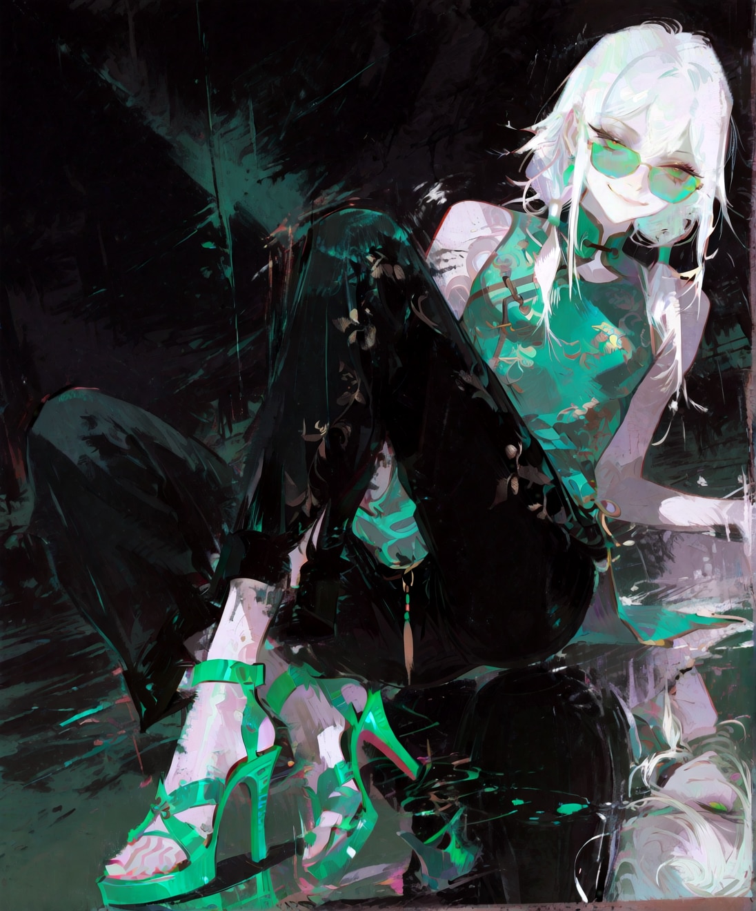 ハイヒールチャイナ | の人気AIイラスト・グラビア