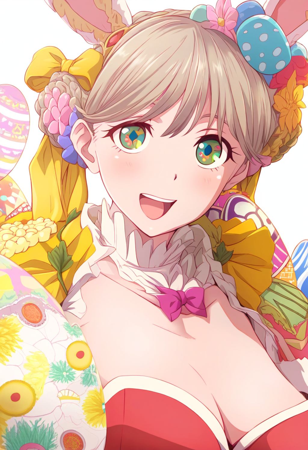 胸ばっか見ないでエッグを見てよ!