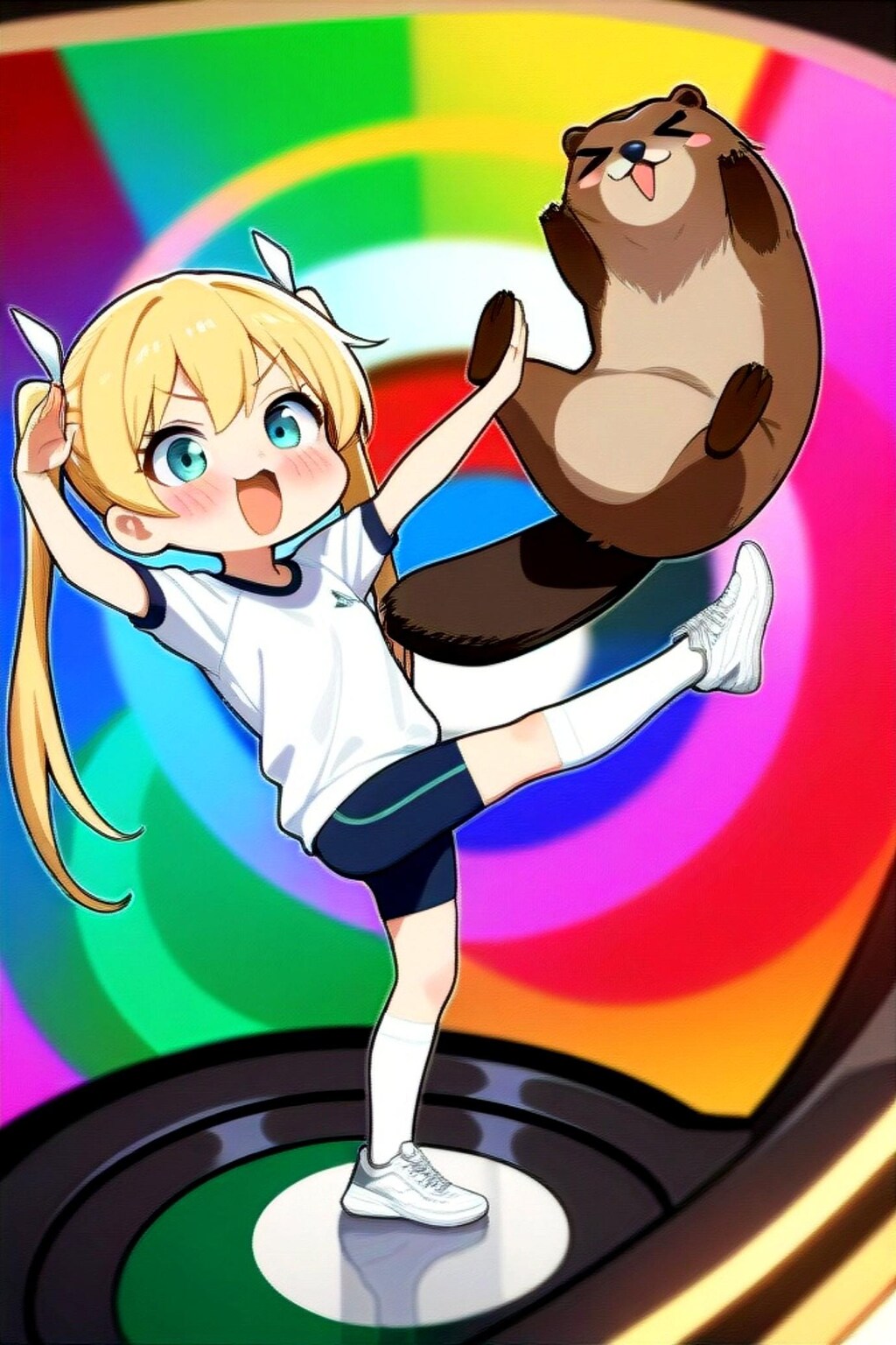 金髪ちゃんとビーバー