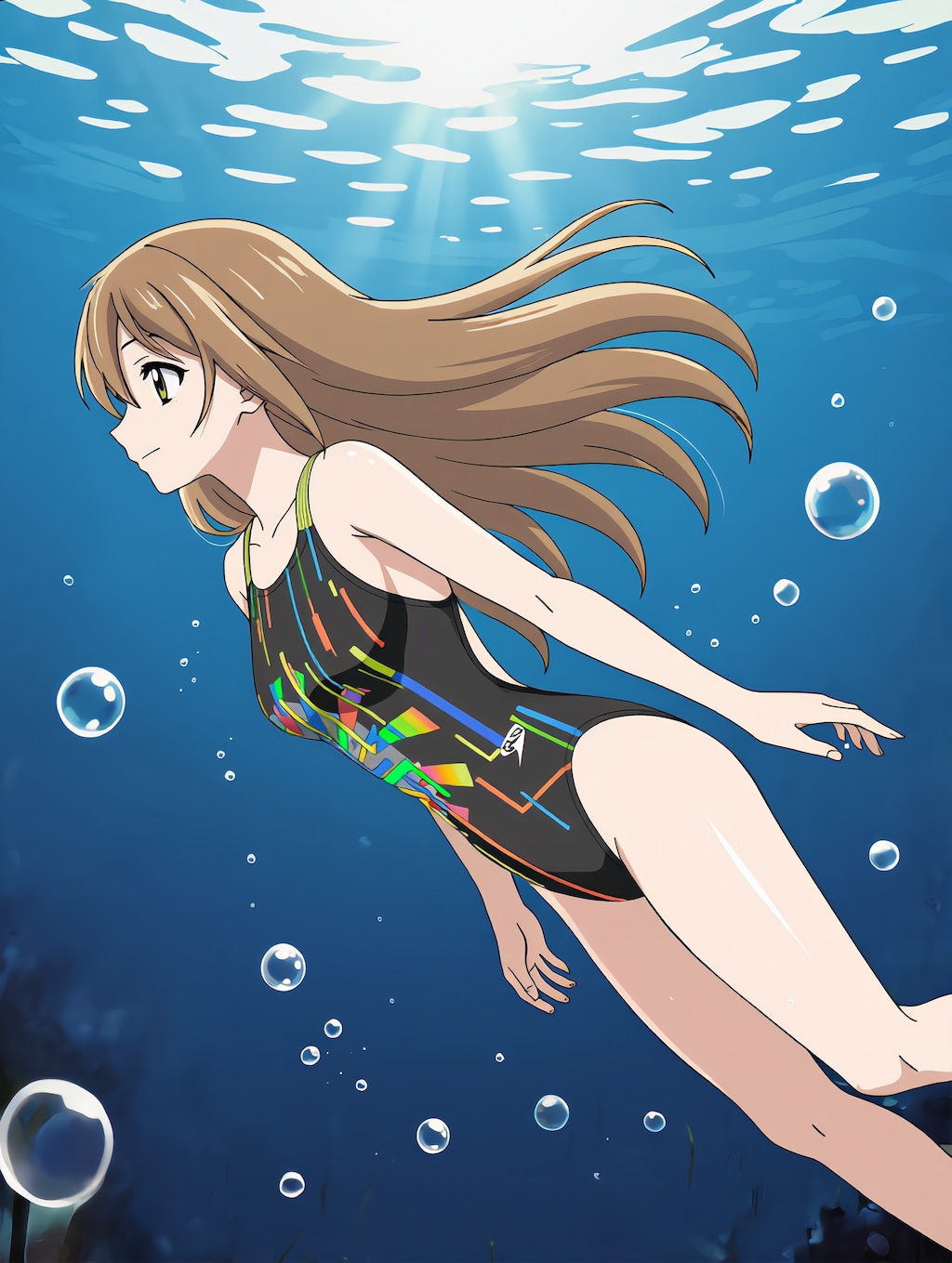 日高ユメミの競泳水着姿詰め合わせ　第4弾