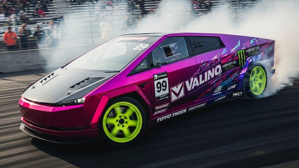 テスラサイバートラックのドリ車