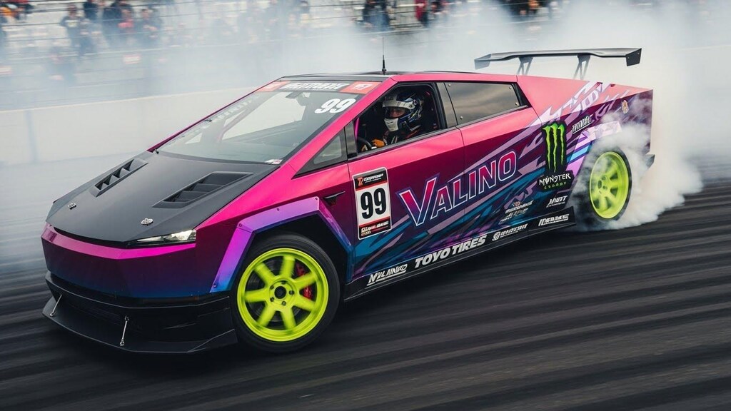 テスラサイバートラックのドリ車