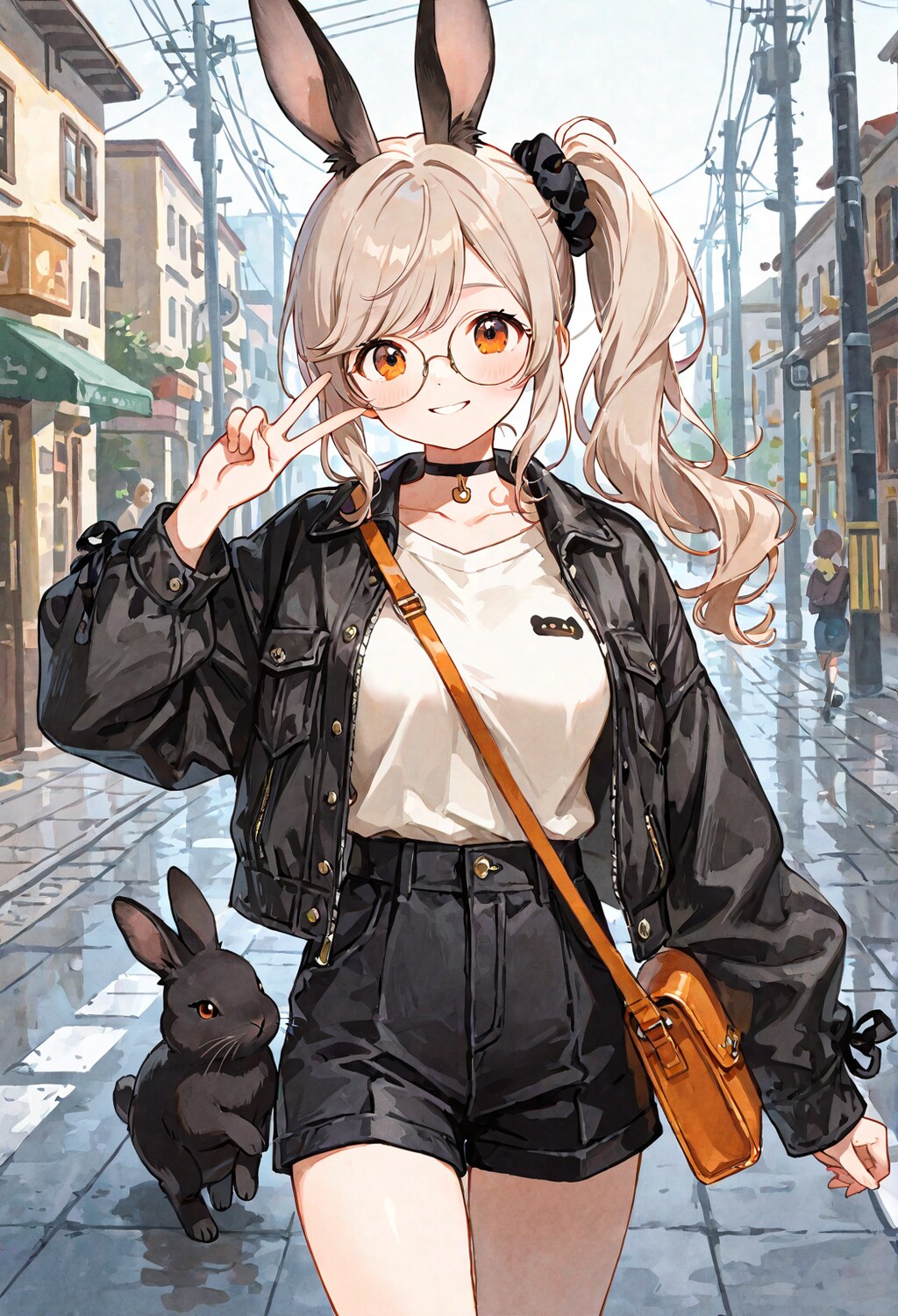 [張り紙見たよ] 眼鏡っ娘な如月ちゃん🐇