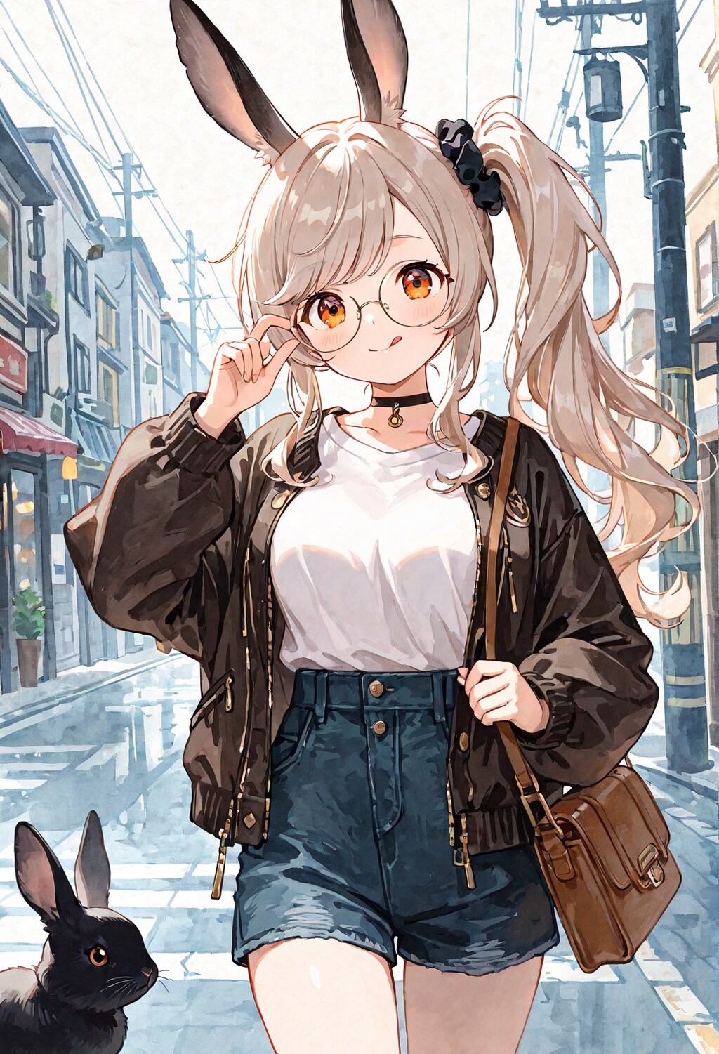 [張り紙見たよ] 眼鏡っ娘な如月ちゃん🐇