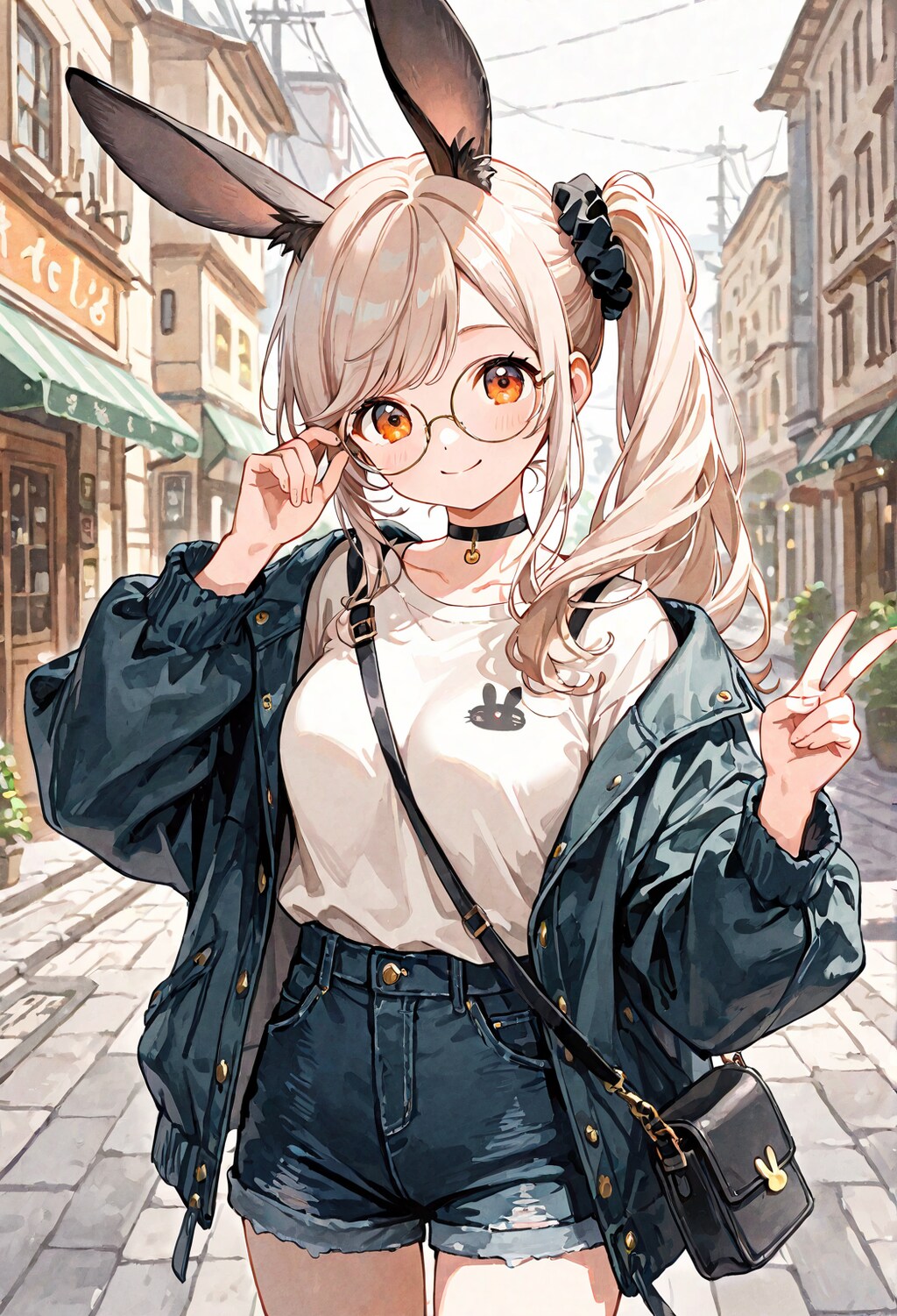 [張り紙見たよ] 眼鏡っ娘な如月ちゃん🐇