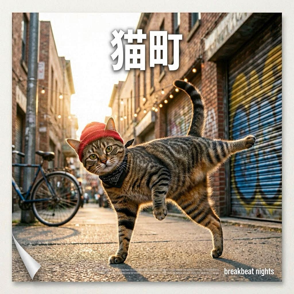 猫町ポスター | の人気AIイラスト・グラビア