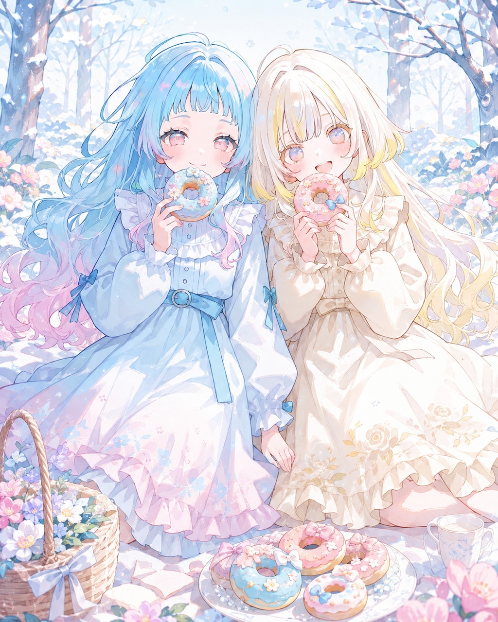 ピクニックとドーナツ