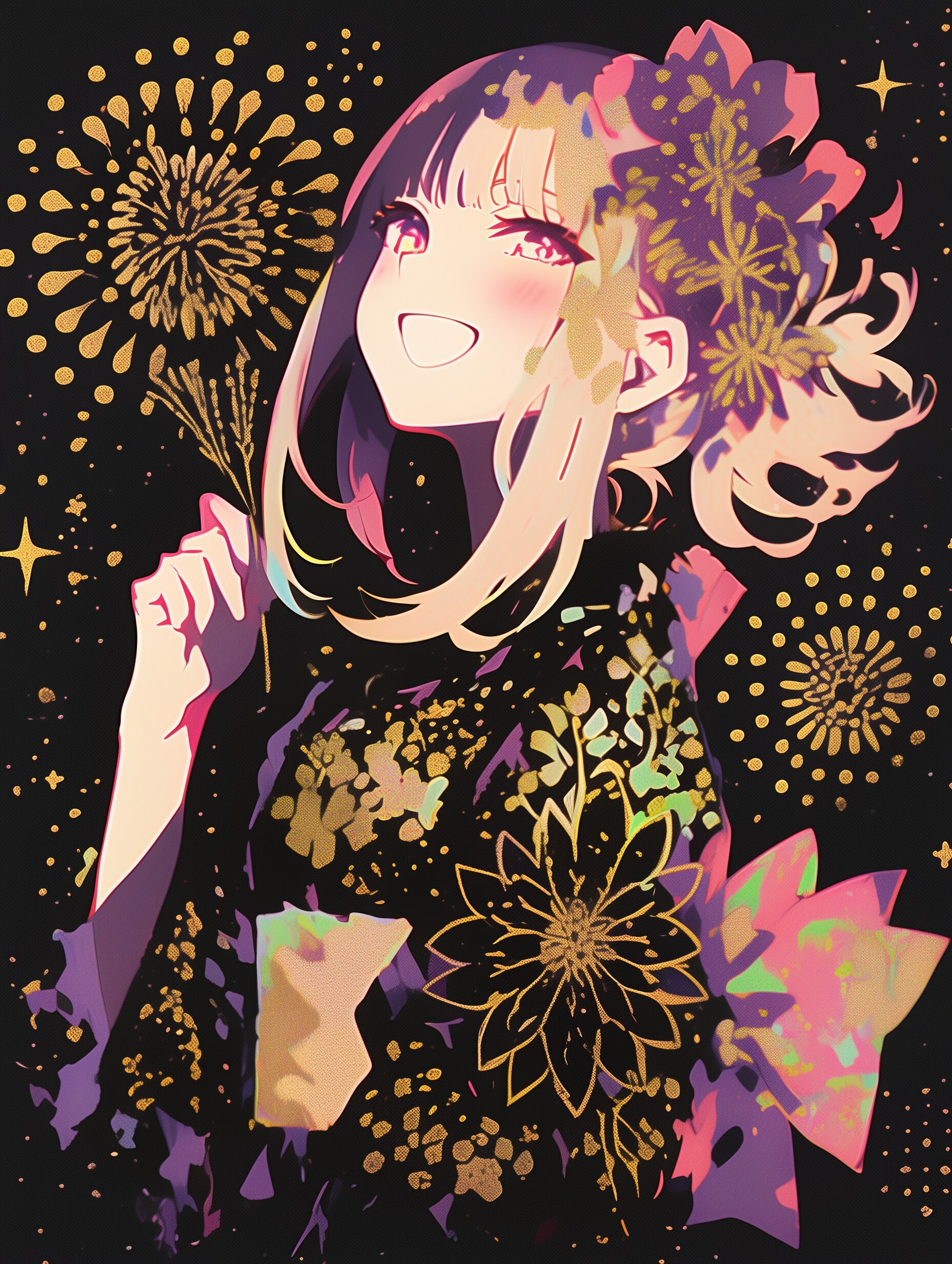 鮮烈花火 | の人気AIイラスト・グラビア