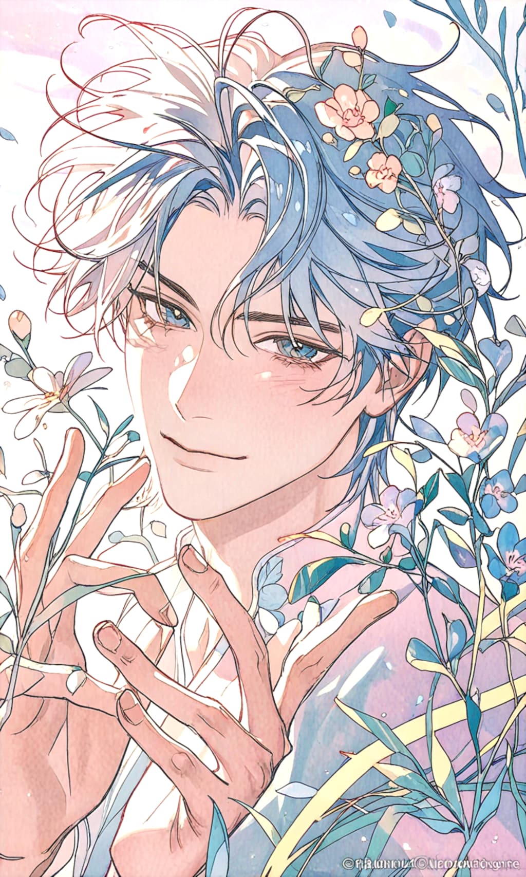 Beautiful Flower Boy