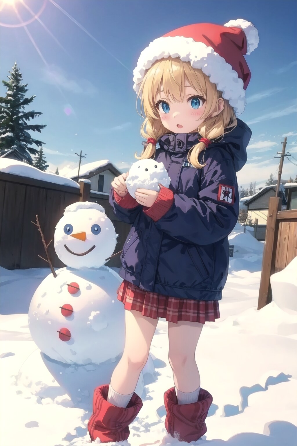 いっしょに雪遊びしよっ！