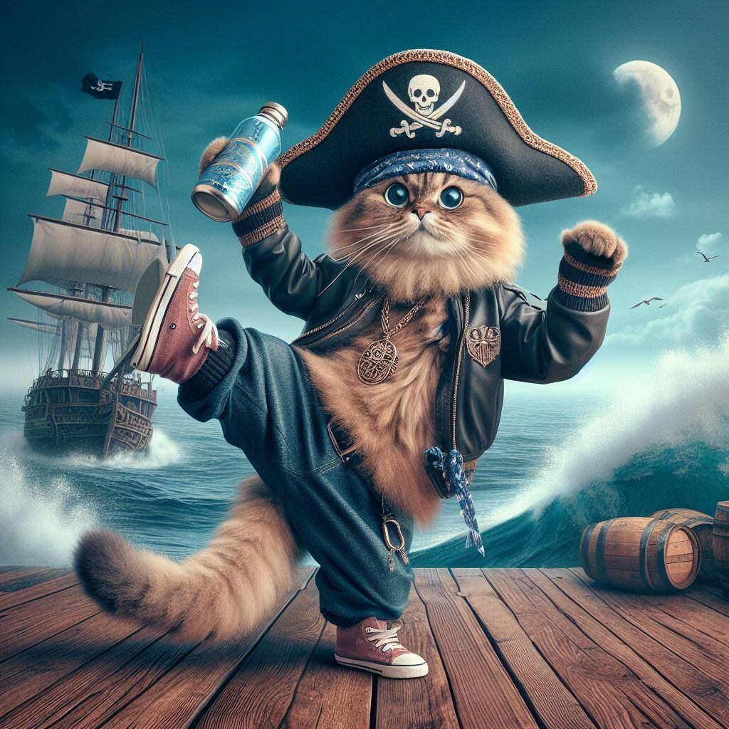 海賊になった猫