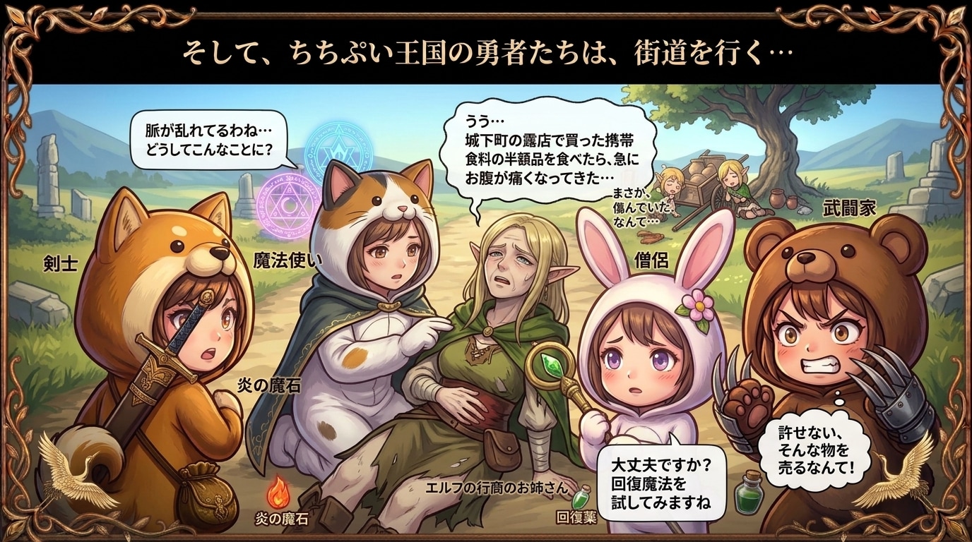 【KIGURUMI QUEST＃１４】エルフの行商人 | の人気AIイラスト・グラビア