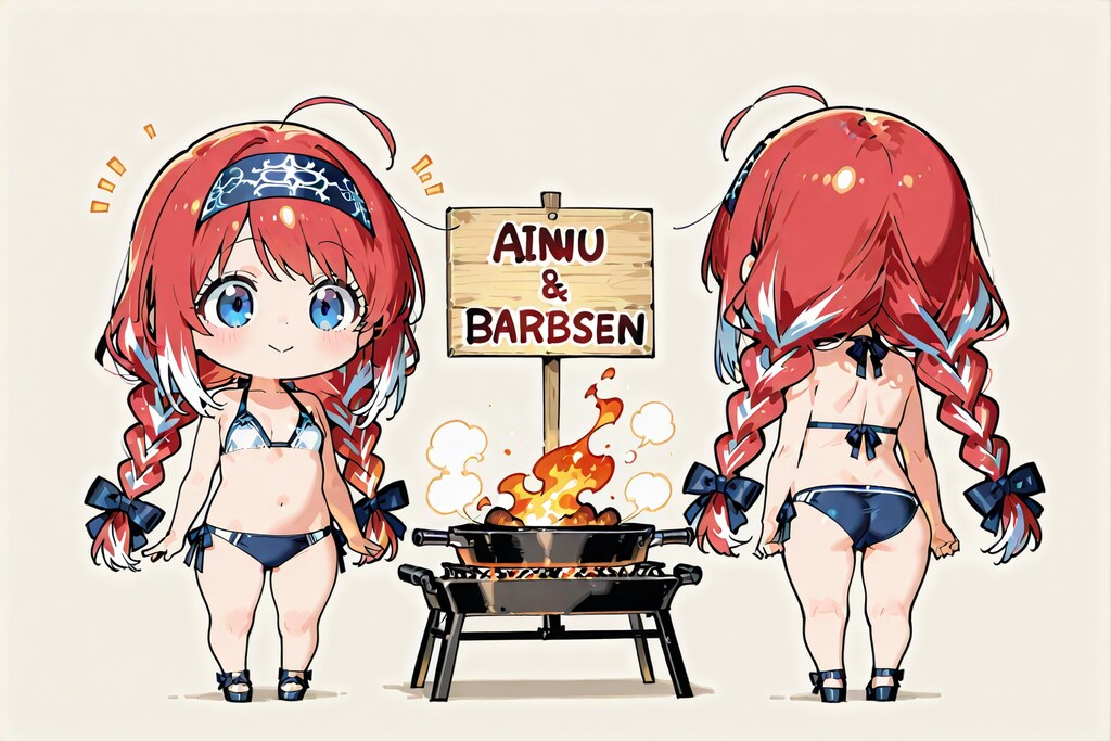 水着でバーベキュー（え！？冬に！？）
